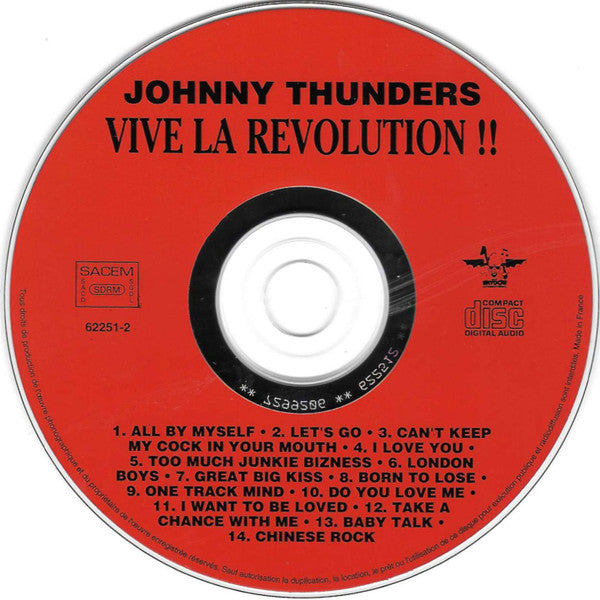The Heartbreakers (2) : Vive La Revolution !! (CD, Album)