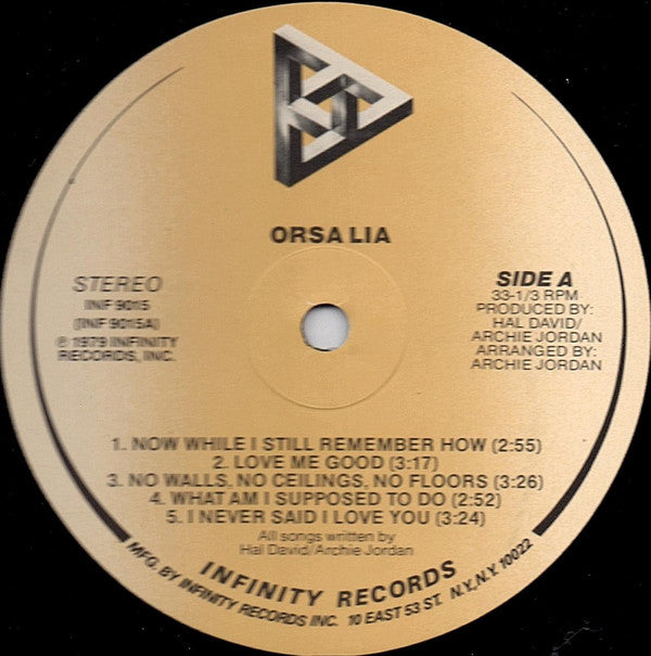 Orsa Lia : Orsa Lia (LP, Album)