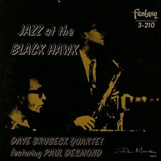 The Dave Brubeck Quartet Featuring Paul Desmond : Jazz At The Blackhawk (LP, Album, Mono, Red)
