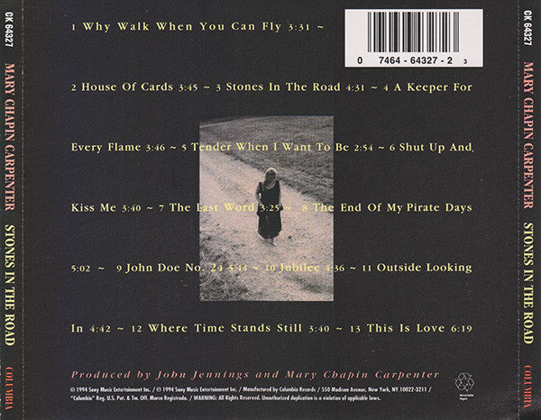 Mary Chapin Carpenter : Stones In The Road (CD, Album)