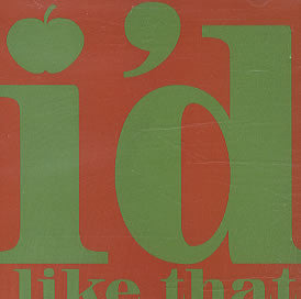 XTC : I'd Like That (CD, Single, Promo)