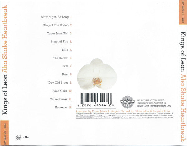 Kings Of Leon : Aha Shake Heartbreak (CD, Album, RE)