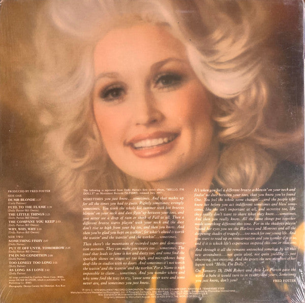 Dolly Parton : In The Beginning (LP, Comp, San)