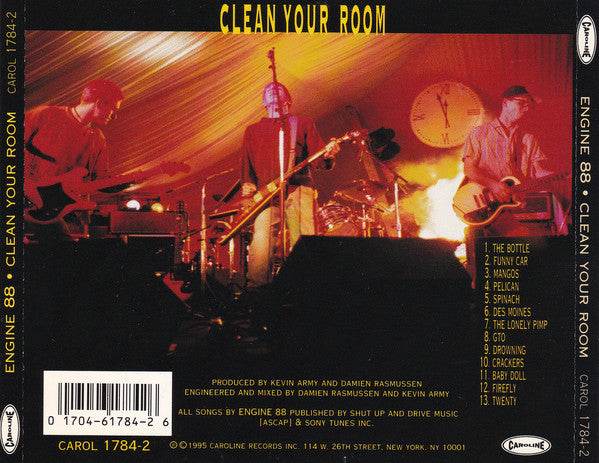 Engine 88 : Clean Your Room (CD, Album)