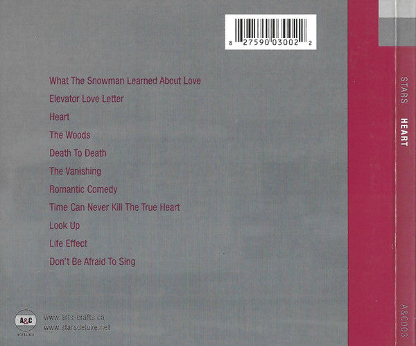 Stars : Heart (CD, Album)