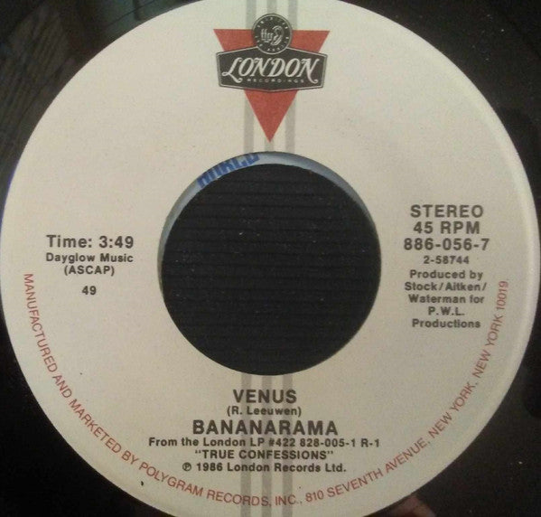 Bananarama : Venus (7", Single, Spe)