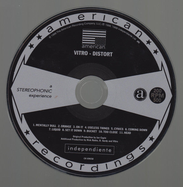Vitro : Distort (CD, Album)