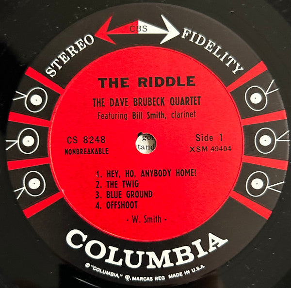 The Dave Brubeck Quartet : The Riddle (LP, Album, Pit)