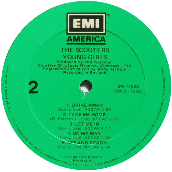 The Scooters (2) : Young Girls (LP, Album)