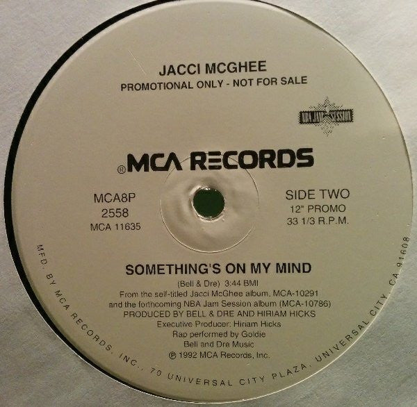 Jacci McGhee : Something's On My Mind (12", Promo)