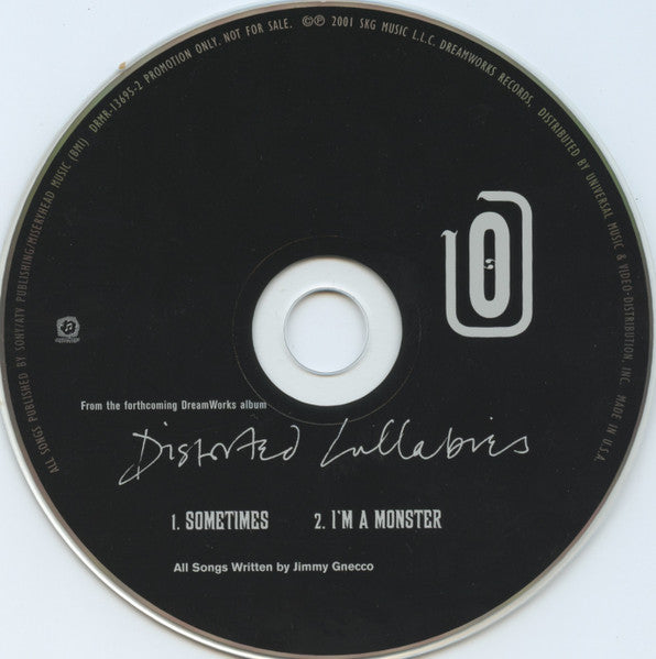 Ours : From The Forthcoming DreamWorks Album: Distorted Lullabies (CD, Promo, Smplr)
