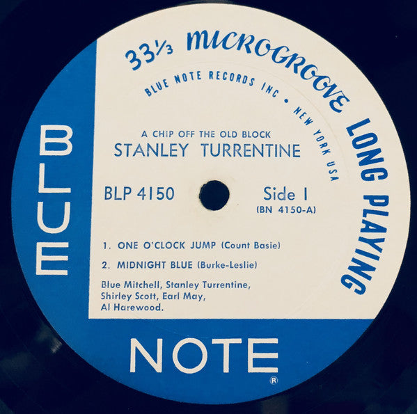 Stanley Turrentine : A Chip Off The Old Block (LP, Album, Mono)