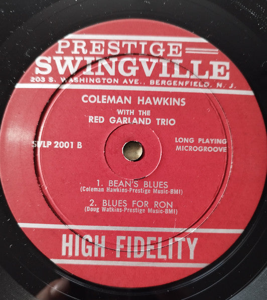Coleman Hawkins With The Red Garland Trio : Coleman Hawkins With The Red Garland Trio (LP, Album, Mono, Dee)