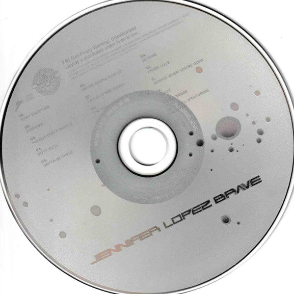 Jennifer Lopez : Brave (CD, Album)