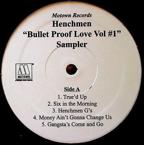 Henchmen : Bullet Proof Love Vol #1 Sampler (12", Smplr)