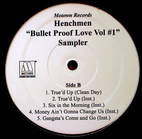 Henchmen : Bullet Proof Love Vol #1 Sampler (12", Smplr)