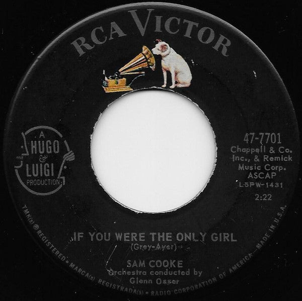 Sam Cooke : Teenage Sonata / If You Were The Only Girl (7", Roc)