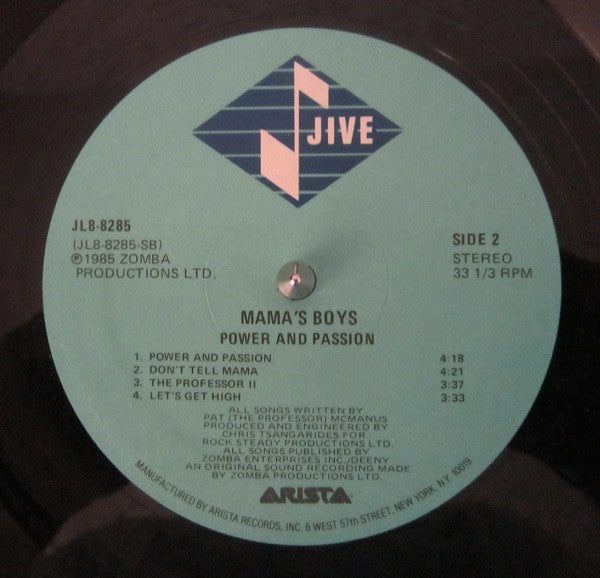 Mama's Boys : Power And Passion (LP, Album)