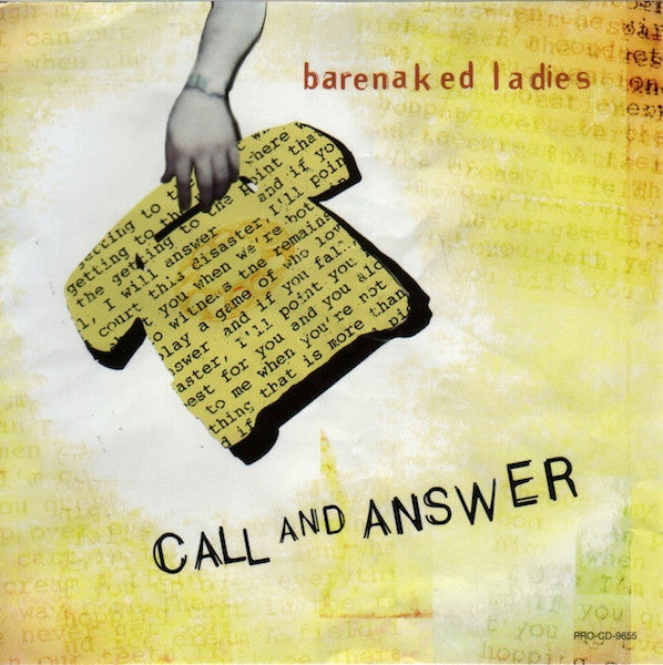 Barenaked Ladies : Call And Answer (CD, Single, Promo)