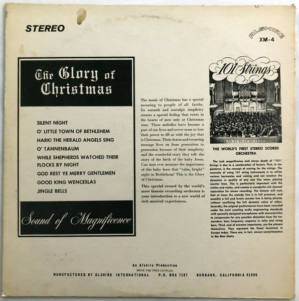 101 Strings : The Glory Of Christmas (LP)