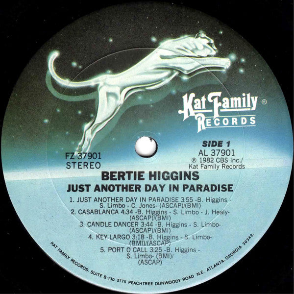 Bertie Higgins : Just Another Day In Paradise (LP, Album)