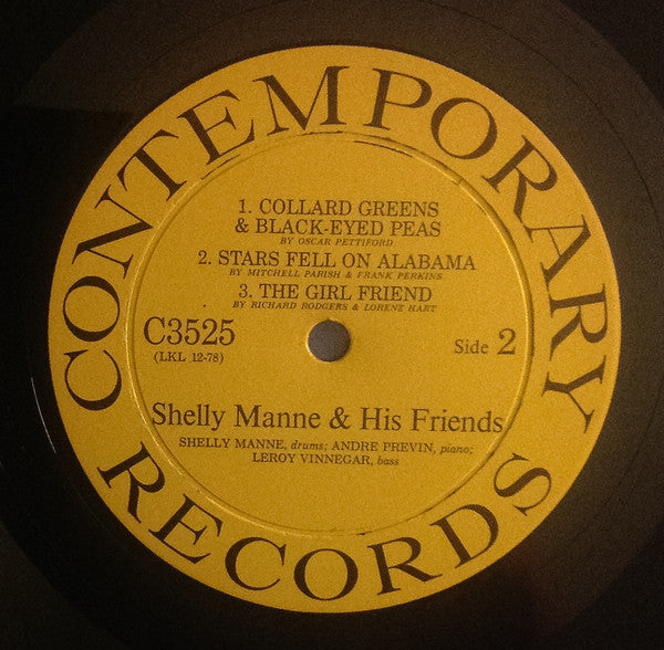 Shelly Manne & His Friends : Shelly Manne & His Friends Vol. 1 (LP, Album, Mono, Hol)