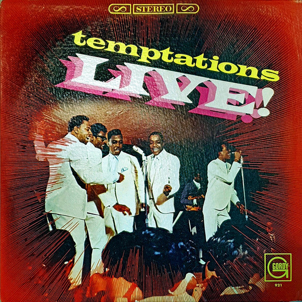 The Temptations : Temptations Live! (LP, Album)