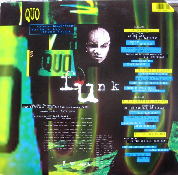 Quo : Quo Funk (12", Single, Promo)