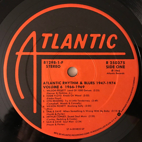 Various : Atlantic Rhythm & Blues 1947-1974 (Volume 6 1966-1969) (2xLP, Comp, Club, RM, RCA)