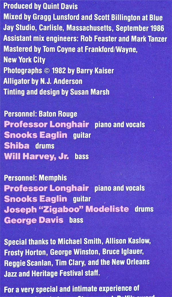Professor Longhair : House Party New Orleans Style (The Lost Sessions 1971-1972) (LP)