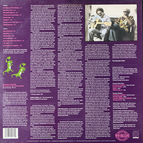 Professor Longhair : House Party New Orleans Style (The Lost Sessions 1971-1972) (LP)