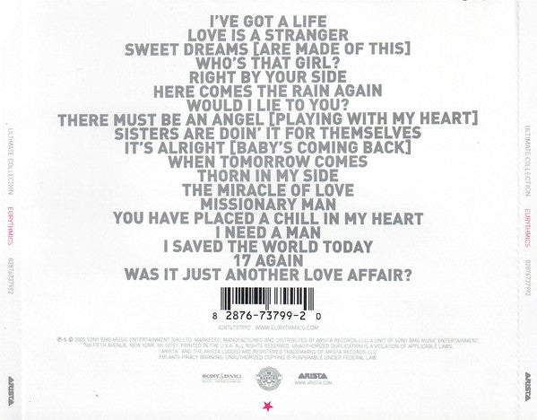Eurythmics : Ultimate Collection (CD, Comp, RM)