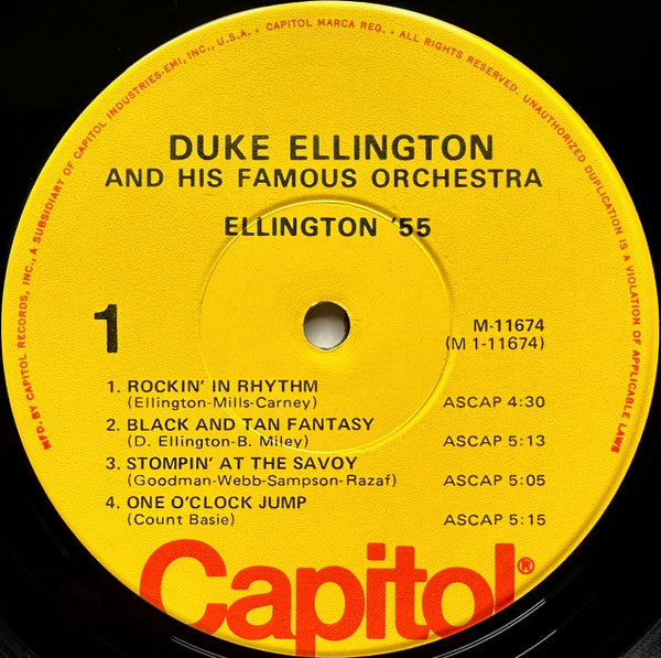 Duke Ellington And His Orchestra : Ellington '55 (LP, Album, RE, Abr)