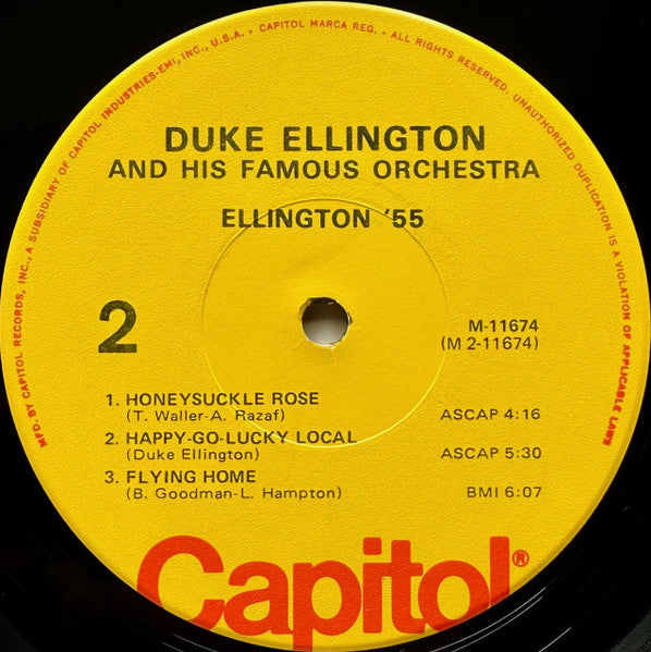 Duke Ellington And His Orchestra : Ellington '55 (LP, Album, RE, Abr)