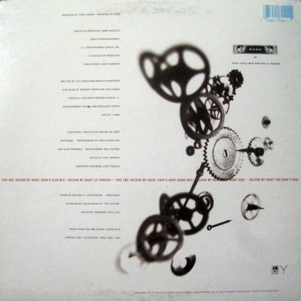 Bang (2) : Holding My Heart (12")