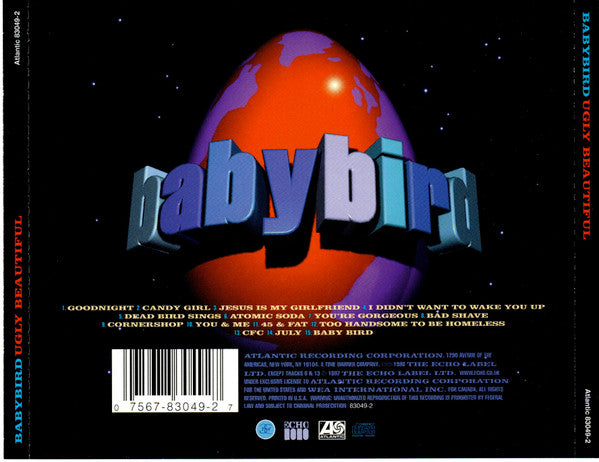 Babybird : Ugly Beautiful (CD, Album, Promo)