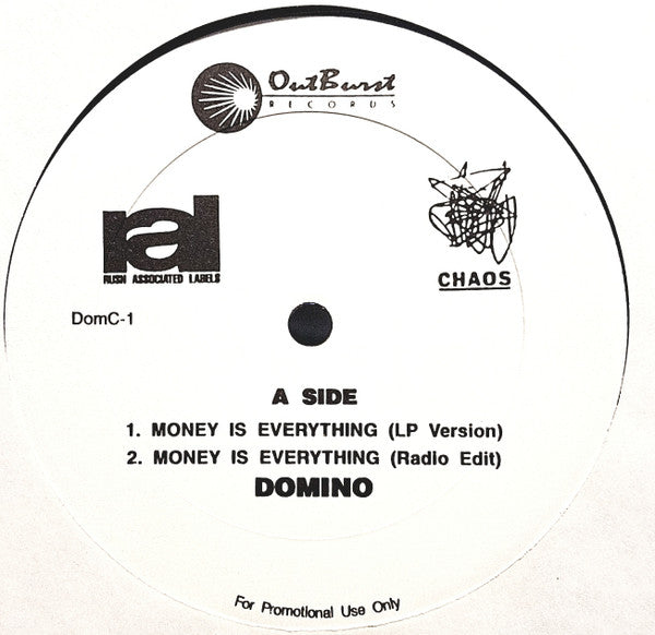 Domino : Money Is Everything (12", Promo)