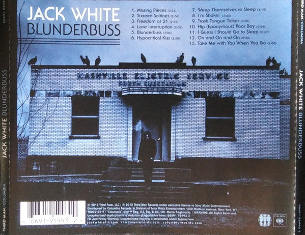 Jack White (2) : Blunderbuss (CD, Album, Son)