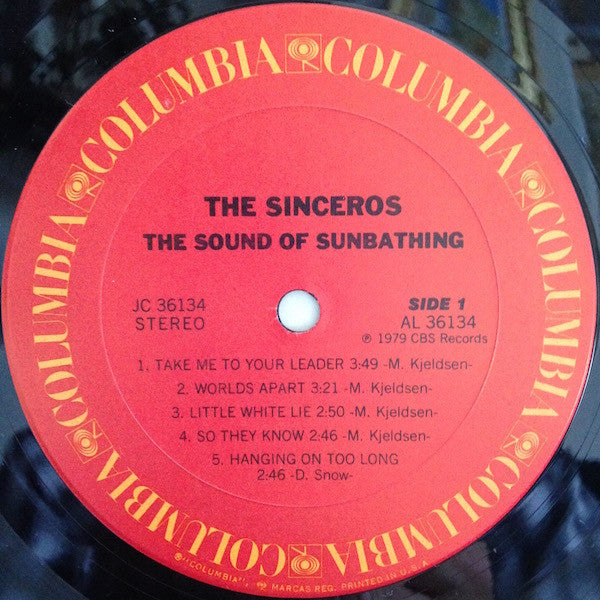 The Sinceros : The Sound Of Sunbathing (LP, Album)
