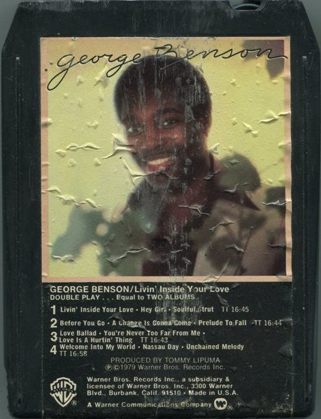 George Benson : Livin' Inside Your Love (8-Trk, Album, Dou)
