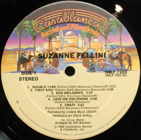 Suzanne Fellini : Suzanne Fellini (LP, Album)