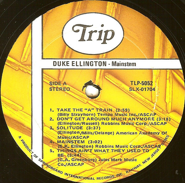 Duke Ellington : Mainstem (LP, Album, Comp)