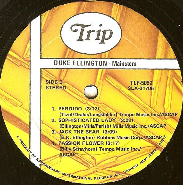 Duke Ellington : Mainstem (LP, Album, Comp)