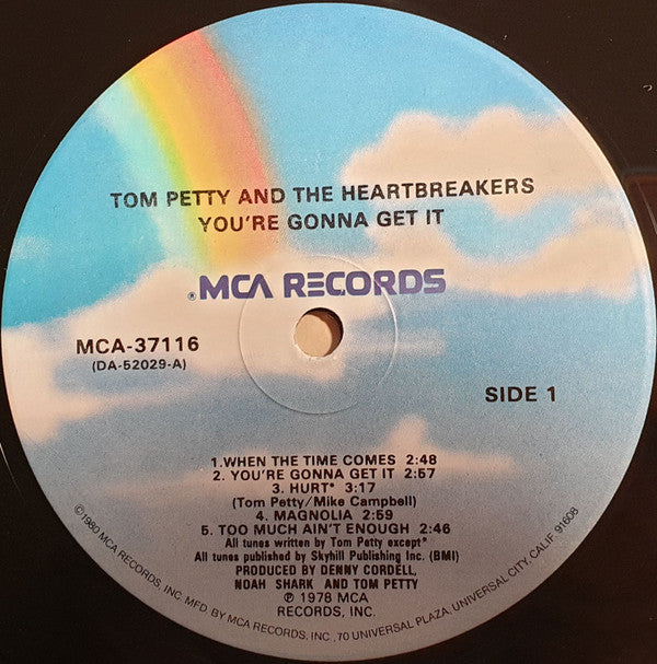 Tom Petty And The Heartbreakers : You're Gonna Get It! (LP, Album, RE, Glo)