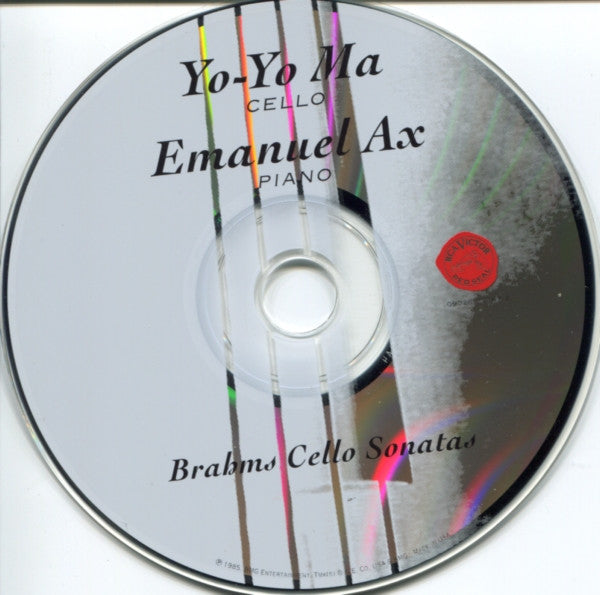 Johannes Brahms, Yo-Yo Ma, Emanuel Ax : Brahms Cello Sonatas (CD, Album)