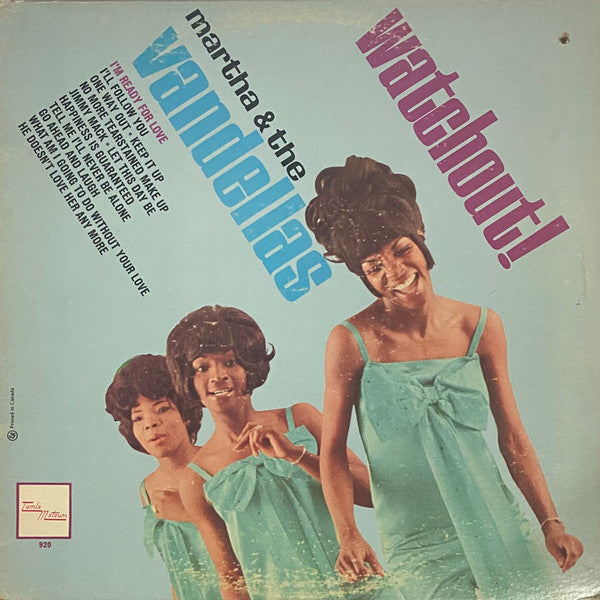 Martha Reeves & The Vandellas : Watchout! (LP, Album, Mono)