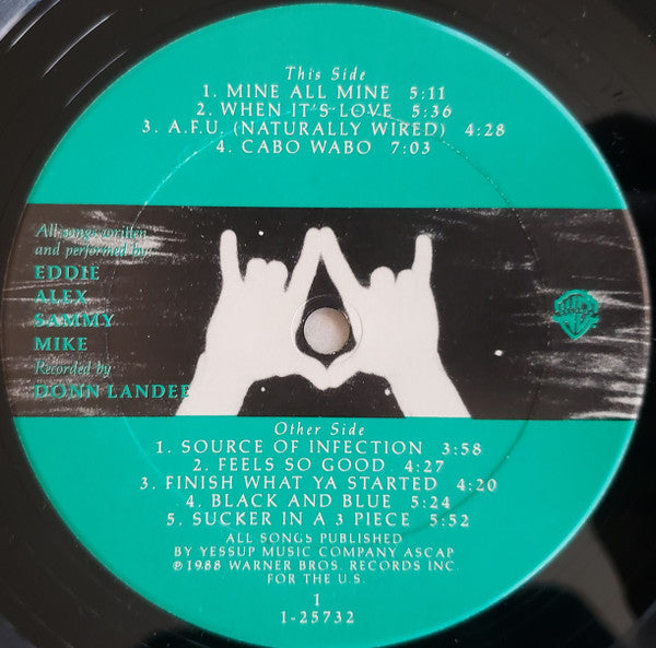 Van Halen : OU812 (LP, Album, Club, Emb)