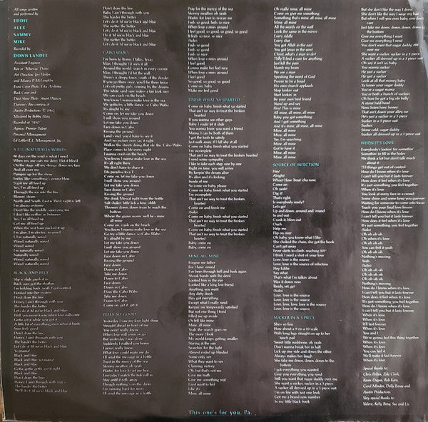 Van Halen : OU812 (LP, Album, Club, Emb)
