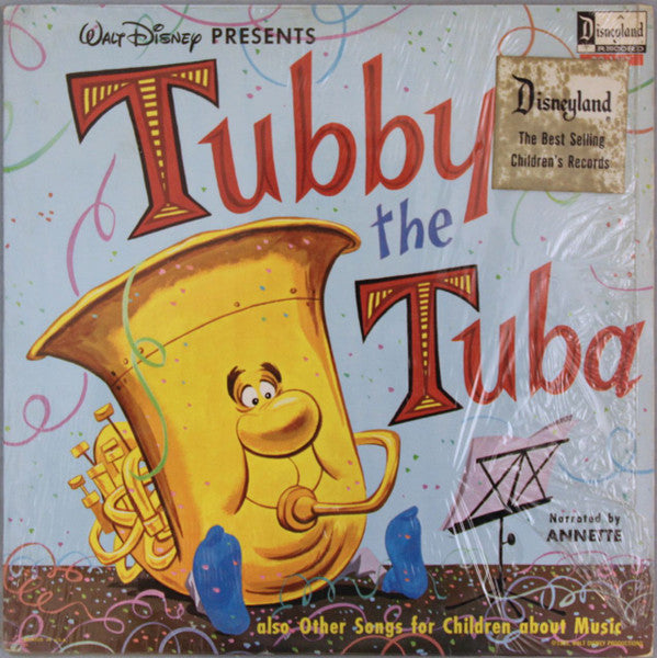 Annette (7) : Tubby The Tuba (LP, Album, Mono, RE, RP)