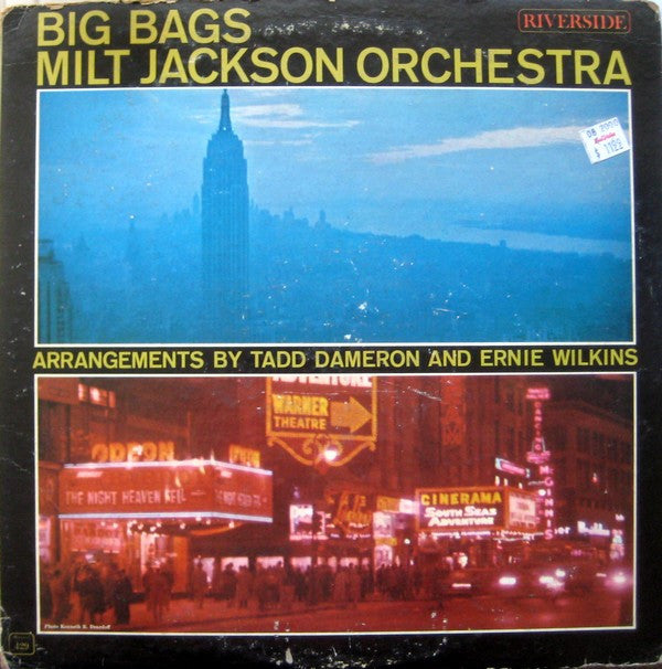 Milt Jackson Orchestra : Big Bags (LP, Album, Mono)